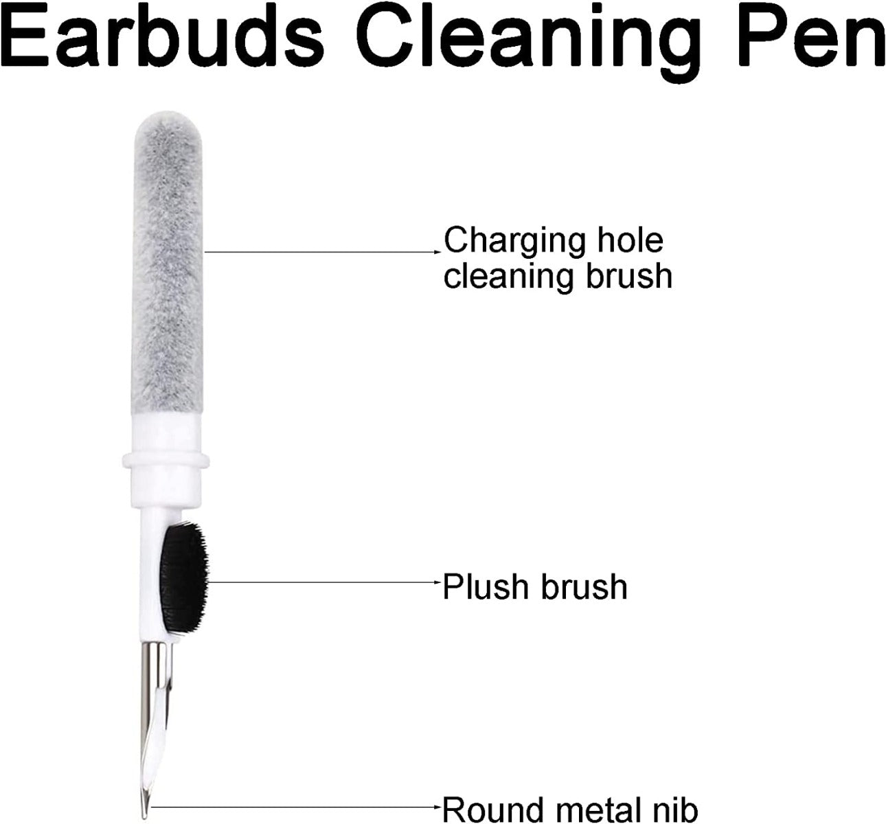 Kit di pulizia per Airpods penna di pulizia multifunzione con spazzola morbida per auricolari Bluetooth