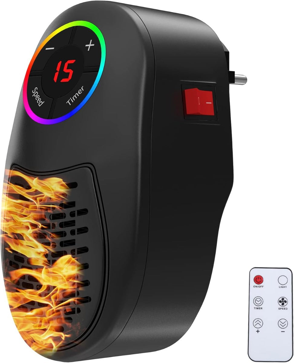 Stufetta Elettrica a Basso Consumo Globex Termoventilatore da Bagno