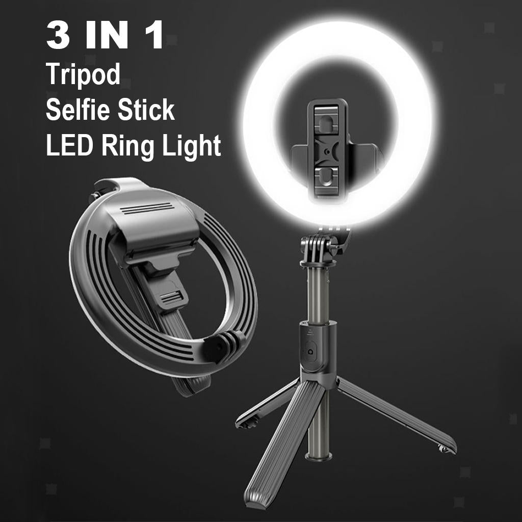 Selfie ring light con Bluetooth Remote per Smartphone