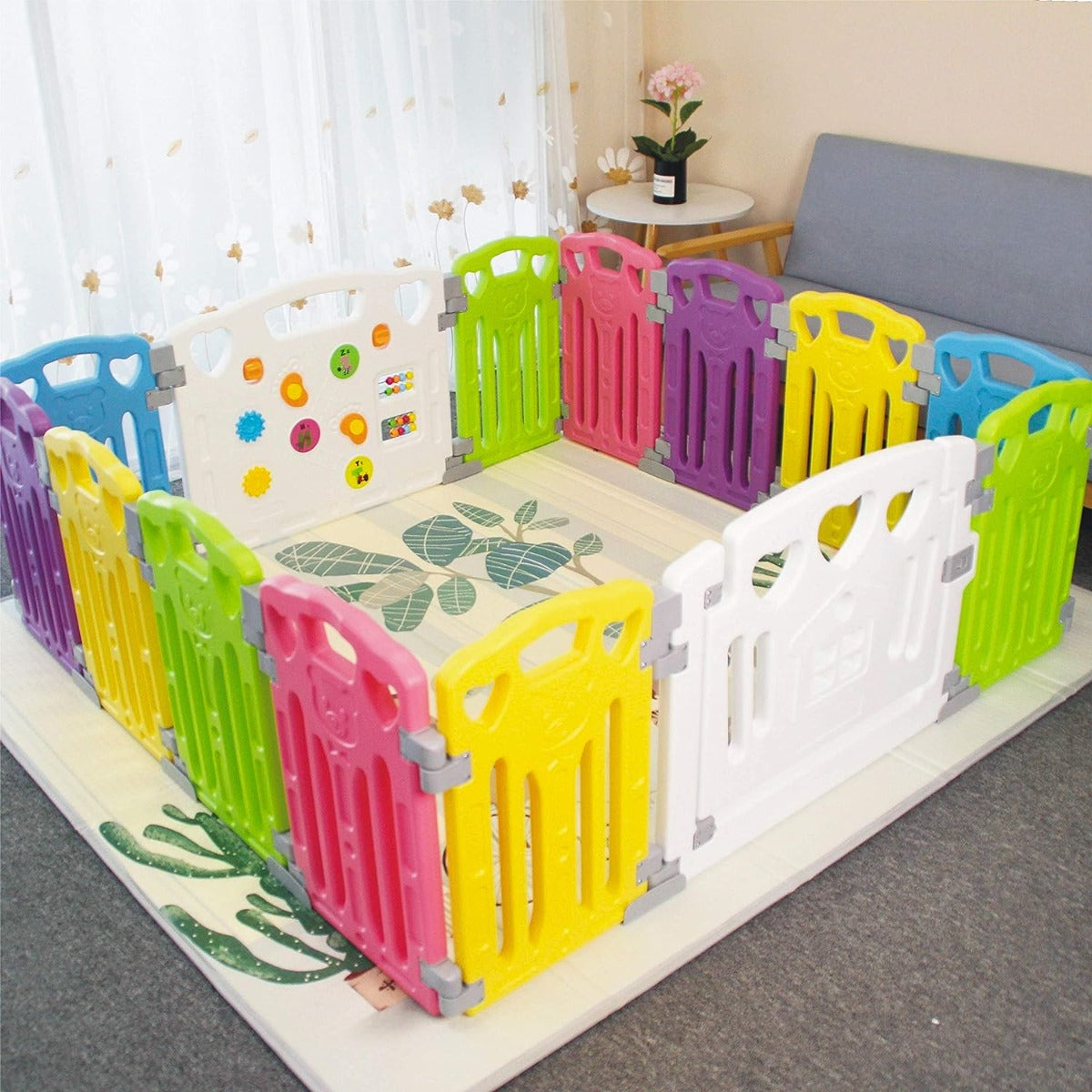 Box per bambini giochi protezione indoor outdoor con 14 pannelli