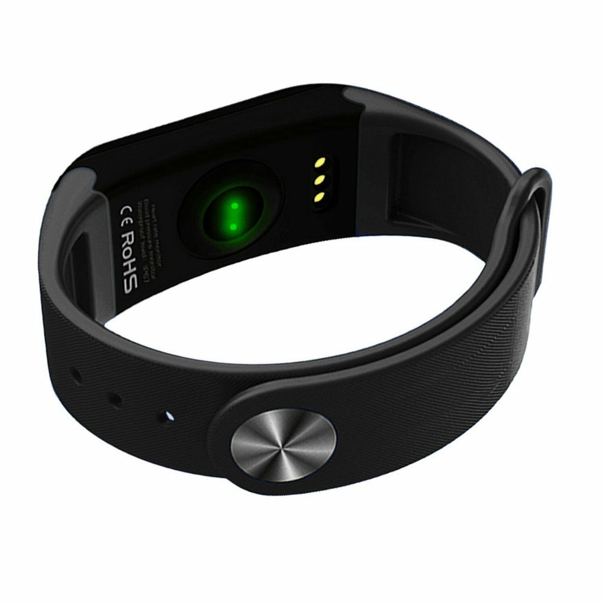 Fitness smart watch f1 orologio intelligente frequenza cardiaca bluetooh touch