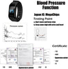 Fitness smart watch f1 orologio intelligente frequenza cardiaca bluetooh touch