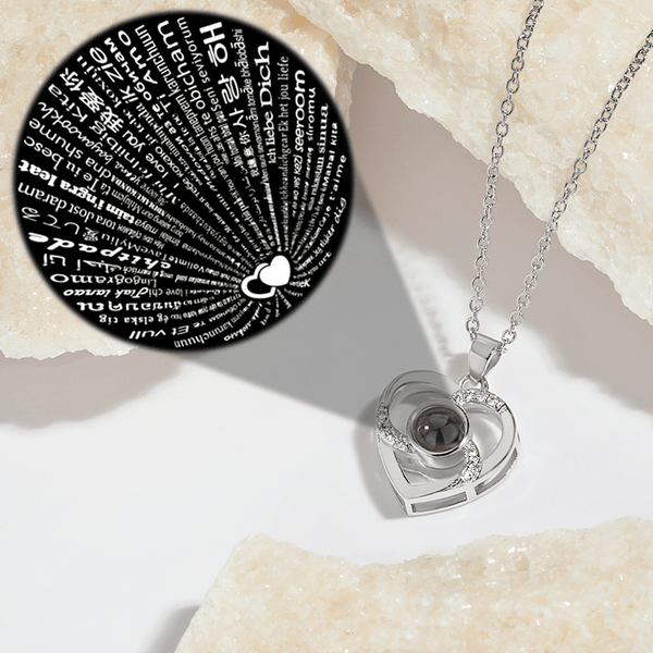 Regalo Donna Compleanno Rosa Eterna Con Collana Ti Amo - Regalo Romantico Per Donne In 100 Lingue Regalo Fidanzato - Foto 3