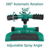 Irrigatore da Giardino Rotante a 360° – Automatico con 3 Bracci Regolabili, Ampia Copertura e Facile Installazione