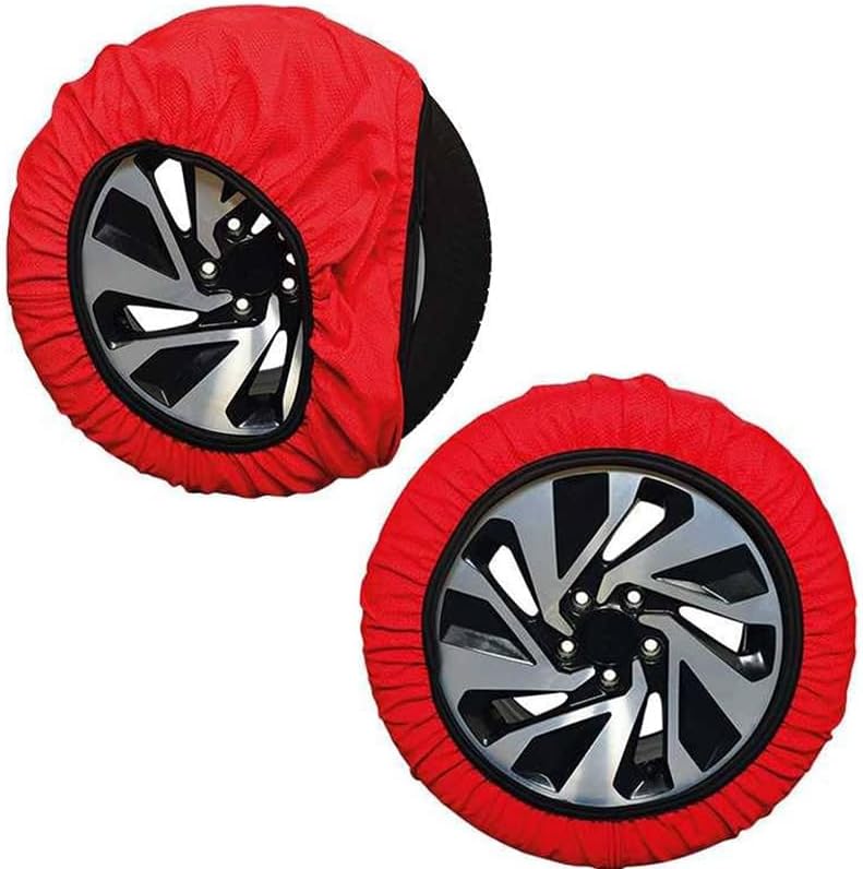 Calze da Neve SIze L per Pneumatici - Set di 2 Pezzi Omologate EN 16662-1