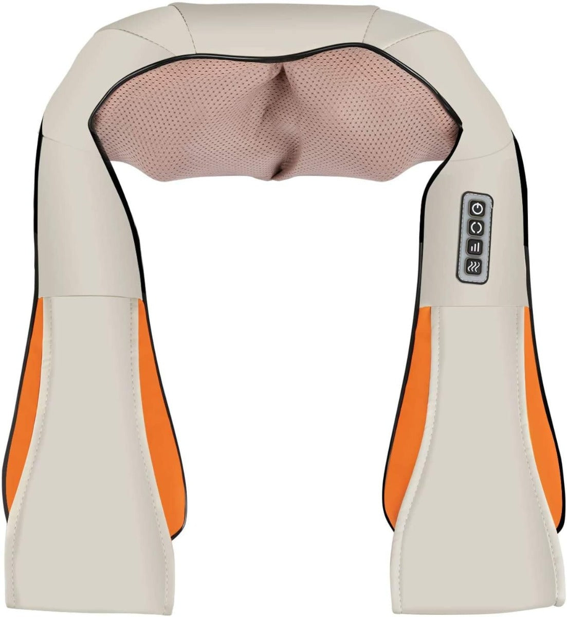 Massaggiatore Cervicale e Schiena Shiatsu con Riscaldamento - Relax e Benessere Muscolare (Colore Casual)