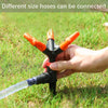 Irrigatore da Giardino Rotante Automatico a 360° con 5 Bracci e Ugelli Regolabili