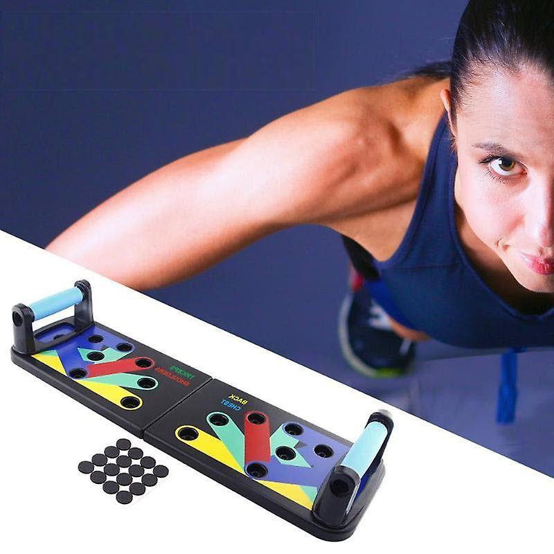 9 in 1 Push Up Rack Board, Supporti Push-up Allenamento in Palestra Attrezzature per Il Fitness a casa