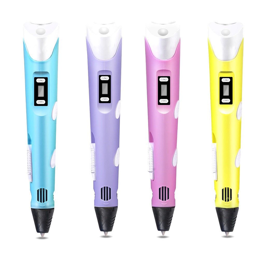 Penna 3d intelligente con display a LED, penna di stampa 3d con