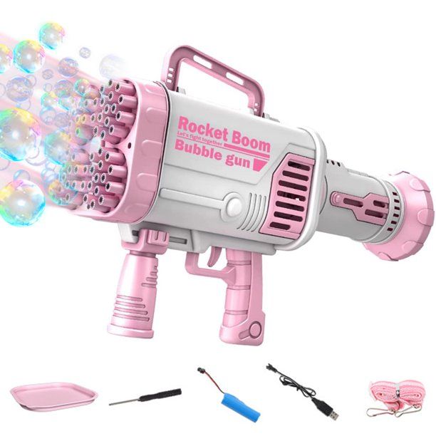 Giocattolo a bolle – Bubble gun 64 fori automatica