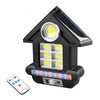 Faro solare con pannello faretto sensore di movimento 81 led cob cl-s180