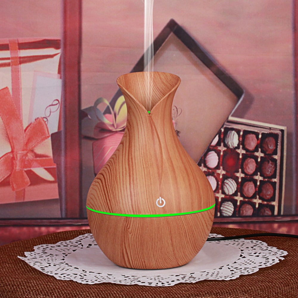 Umidificatore a ultrasuoni diffusore aromi oli essenziali per aromaterapia legno