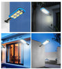 Lampione 150 led cob da esterno con pannello solare sensore movimento lampione
