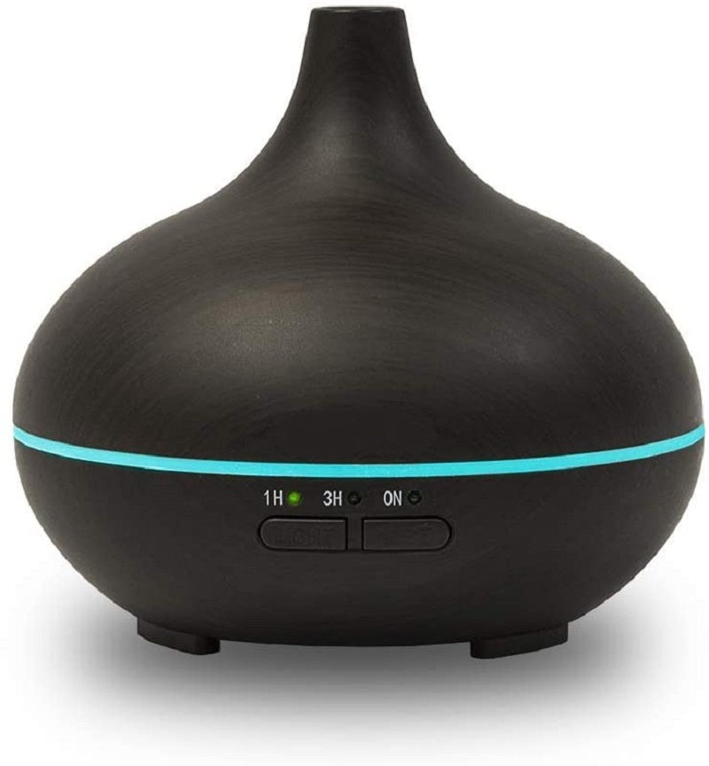 Umidificatore ultrasonico e diffusore di aroma da 150 ml  Timer da 5 ore 7 colori LED