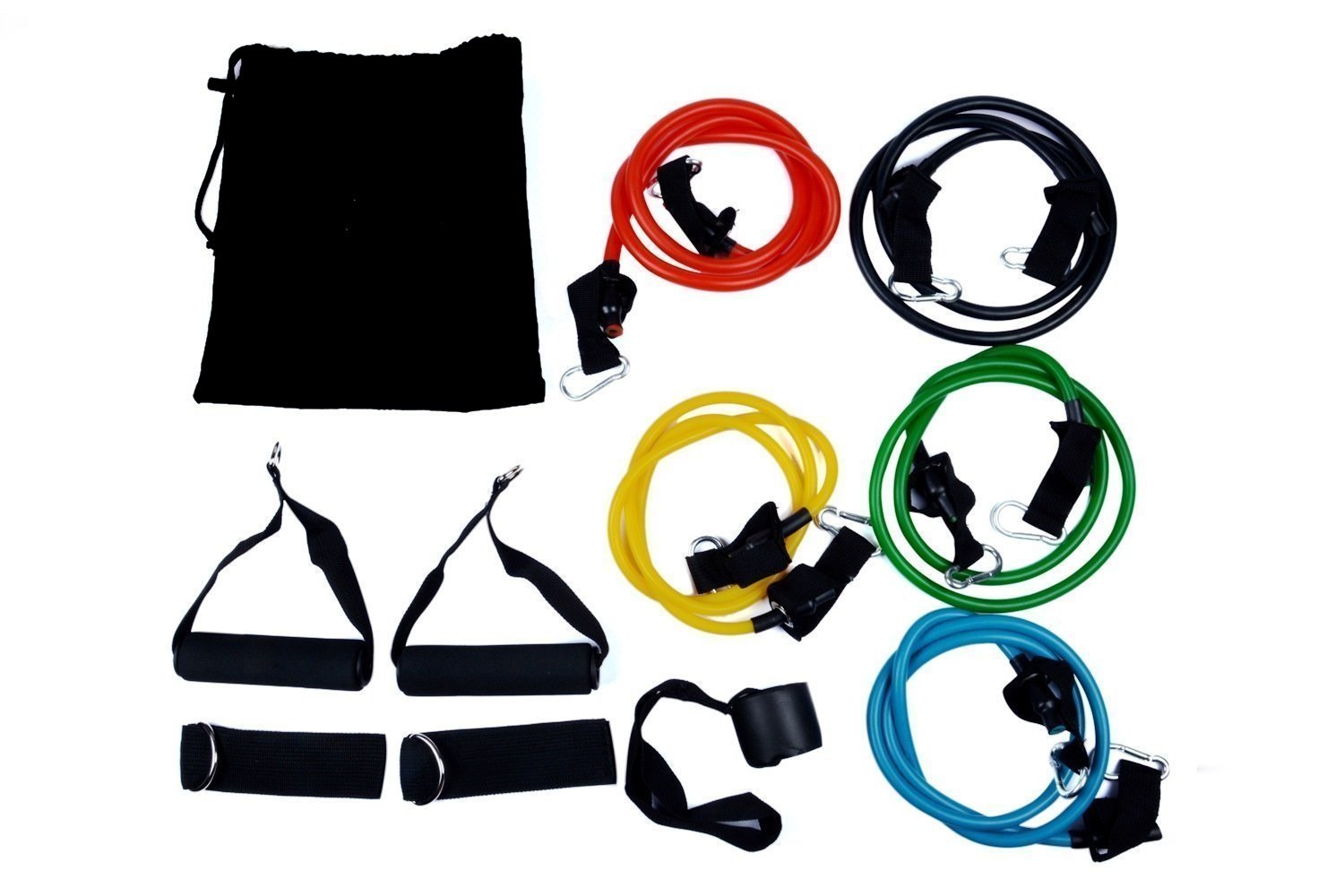 INTEY Elastici Fitness - 4 Set di Bande Elastiche Resistenza, Resisten INTEY Elastici Fitness - 4 Set di Bande Elastiche Resistenza, Resisten