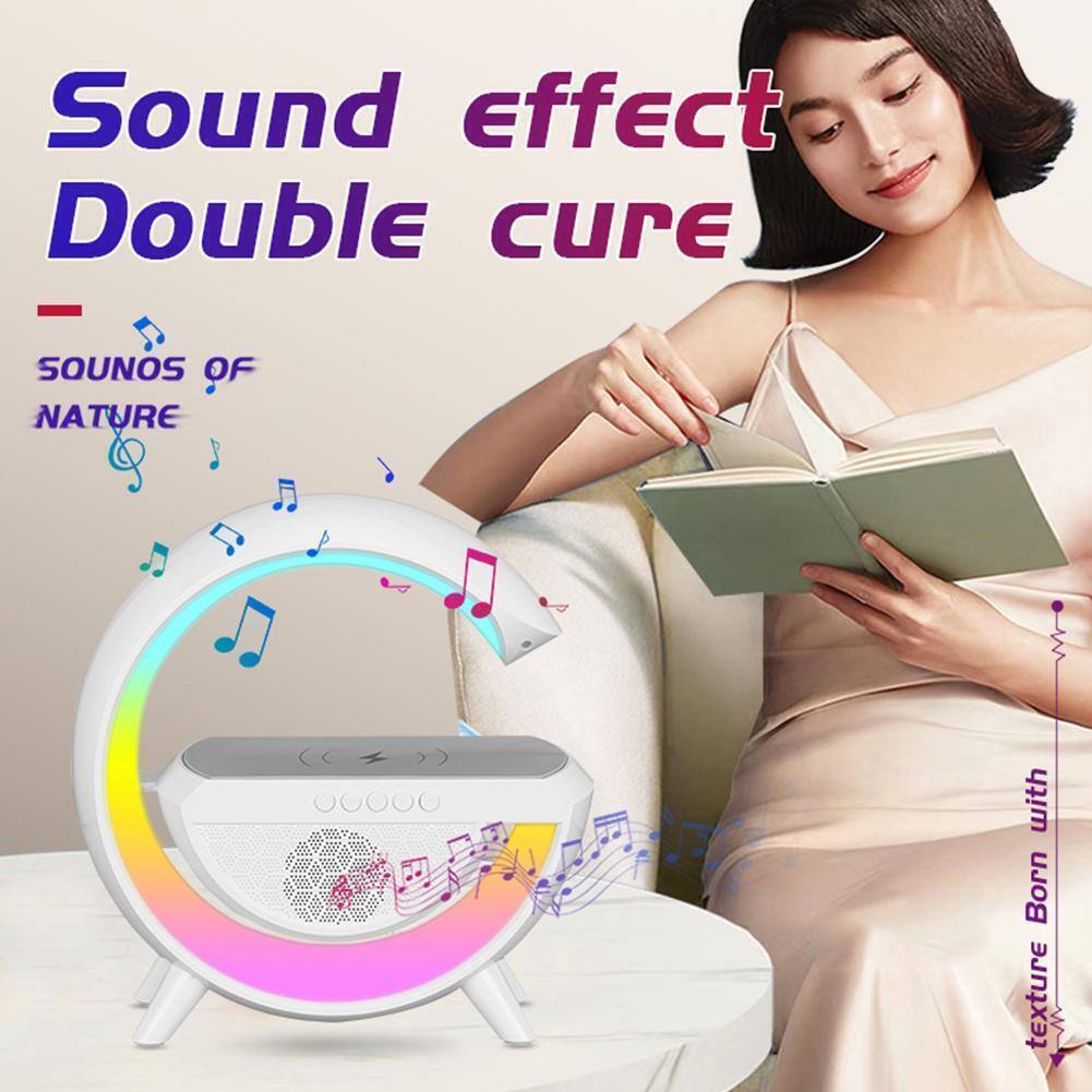 Sveglia digitale KZQ con Bluetooth, luce notturna a 9 colori Sveglia digitale KZQ con Bluetooth, luce notturna a 9 colori