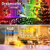 Luci natalizie catena luminosa multicolor decorazioni natalizi  50 led 7.50 metri