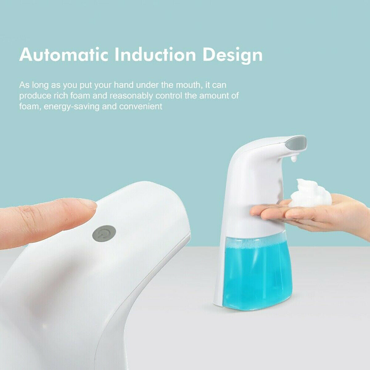 Dispenser Sapone Gel Automatico Schiuma 300ml Con Sensore Bagno Casa I –  Claricoshop