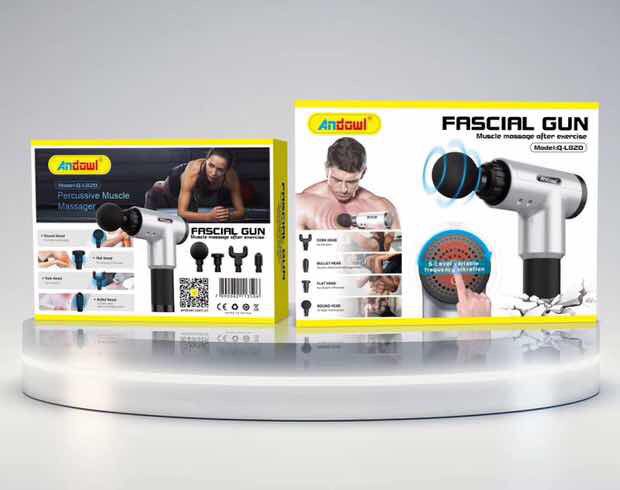 Massaggiatore muscolare portatile a percussione per massaggio muscolare e sollievo dal dolore - 6 velocità